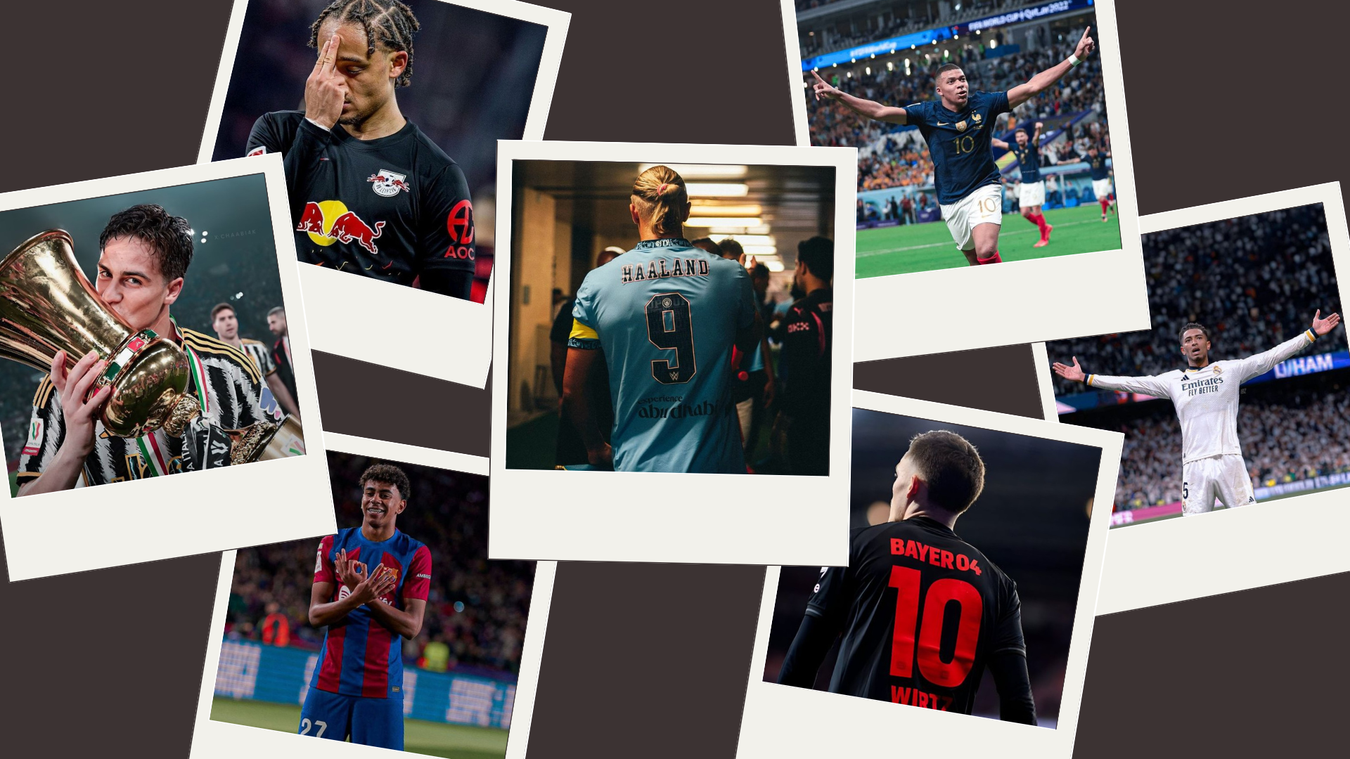 Juichende voetballers